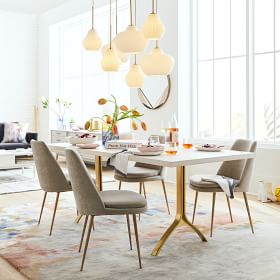 Finley Low-Back Upholstered Dining Chair | West Elm