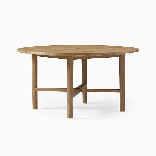 Hargrove Outdoor Round Dining Table, Round Dining Table For 6 Ikea