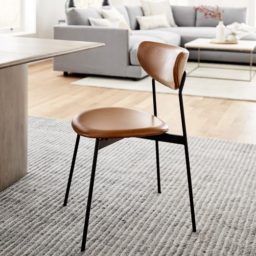 Mid Century Modern Petal Upholstered, Mid Century Modern Dining Chair Design