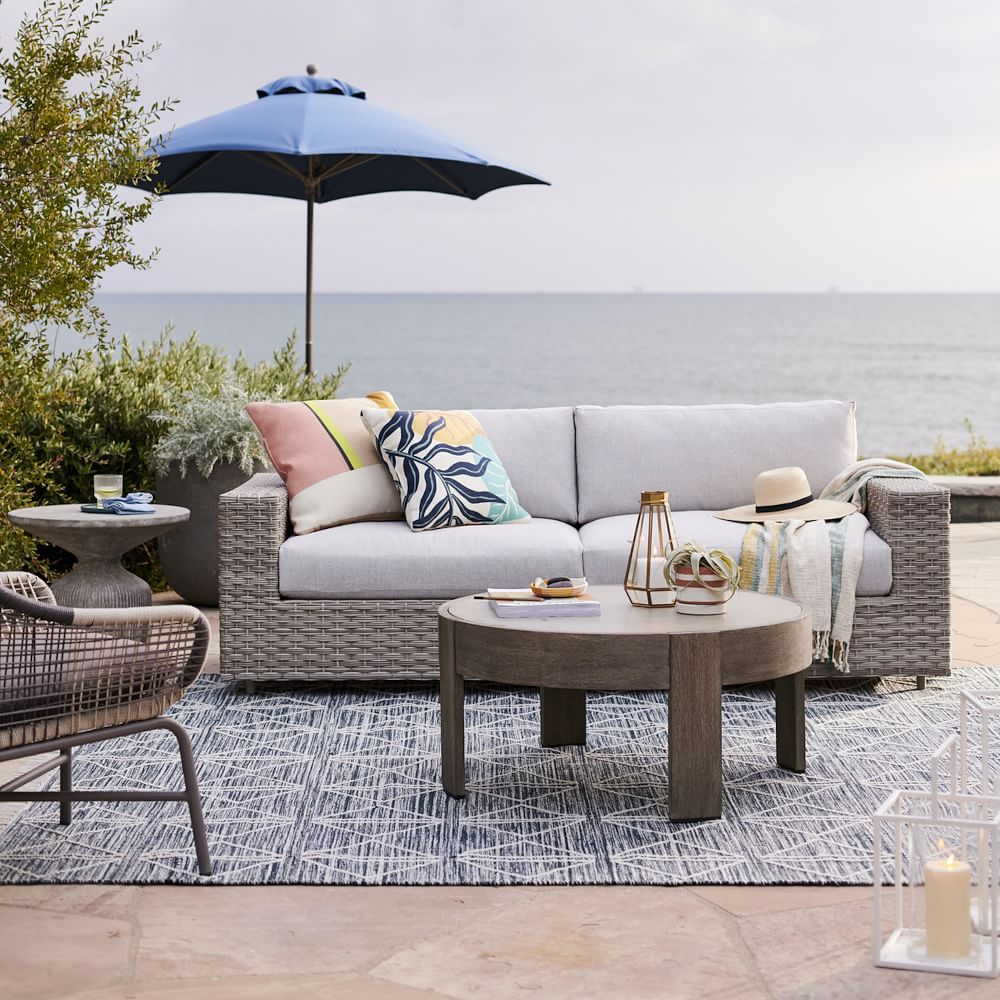 Outdoor Round Umbrella West Elm