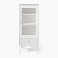 Mid-Century Bathroom Pharmacy Cabinet - White | West Elm