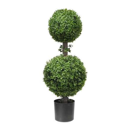 Faux Indoor Outdoor Boxwood Topiary, Artificial Outdoor Topiary Plants In India