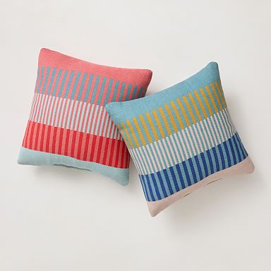 Collage Stripe Indoor/Outdoor Pillow