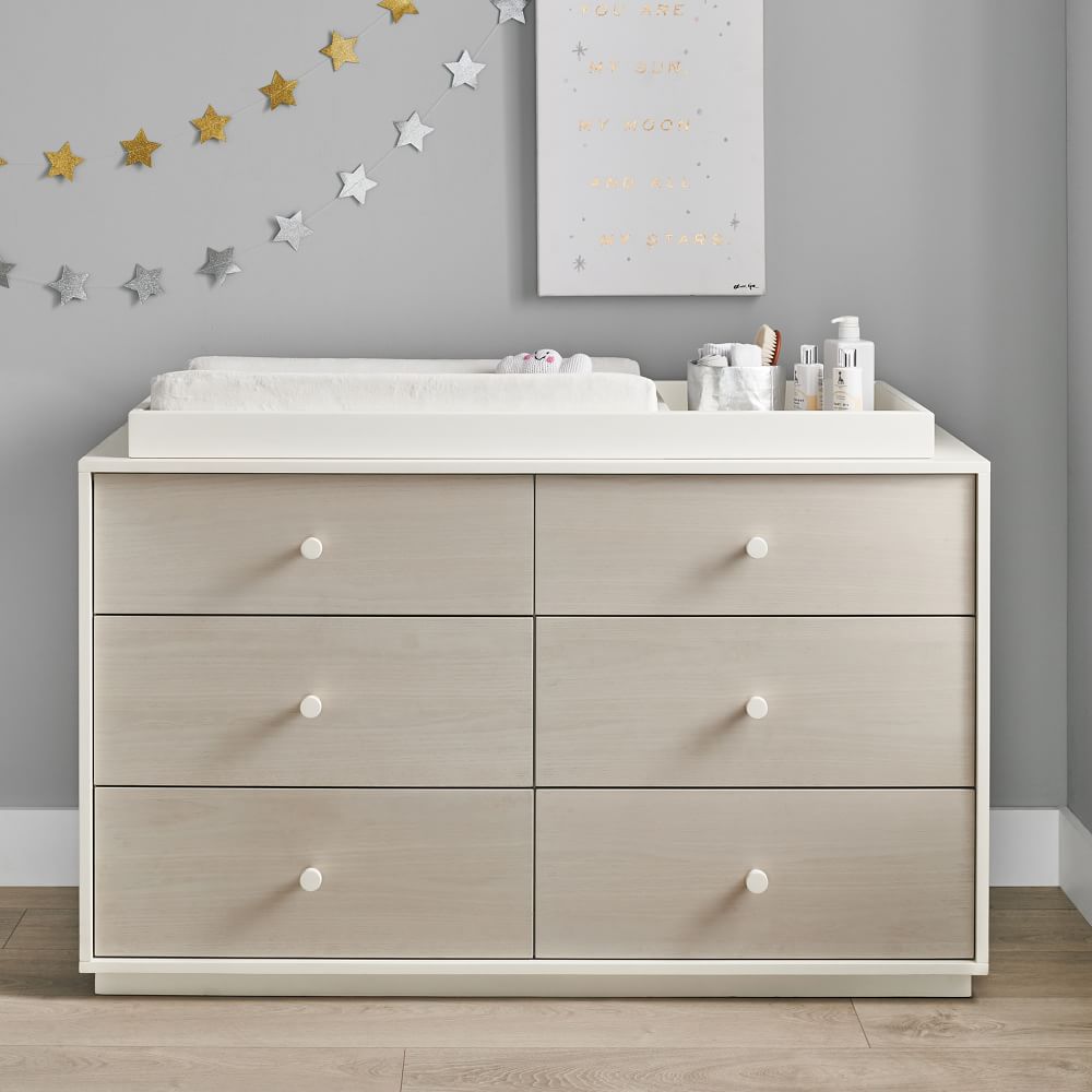pebble grey changing table