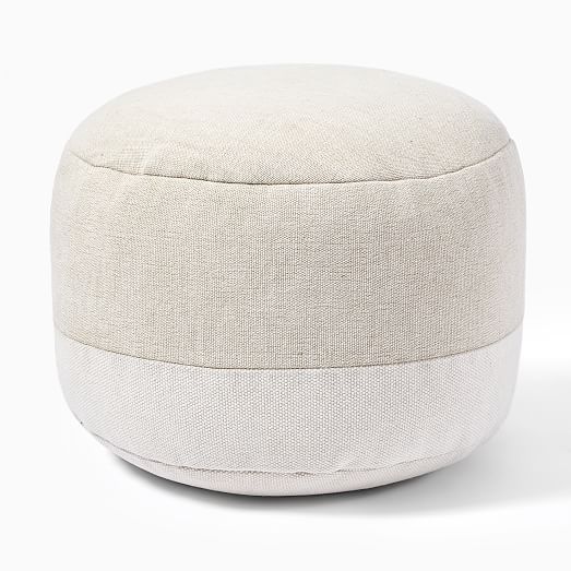 round pouf pillow