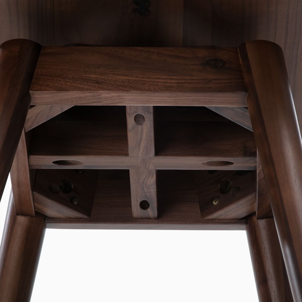 Boulder Leather Swivel Counter Stool West Elm