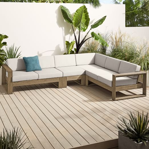 Portside Outdoor 4 Piece Sectional - Reviews Of West Elm Outdoor Furniture