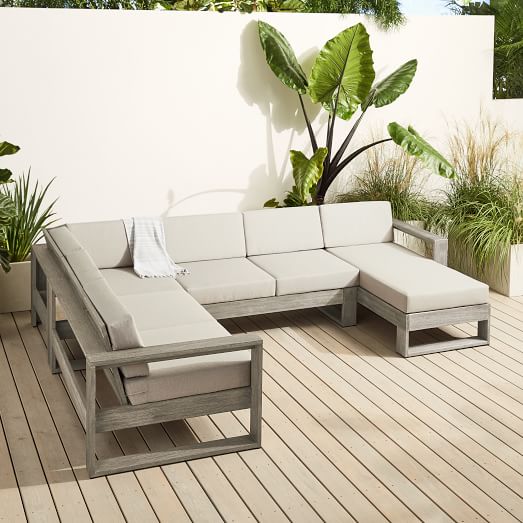Modular Portside Outdoor Sectional, Modular Sofa Sectional Outdoor