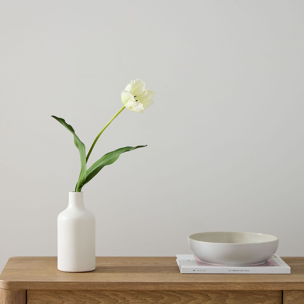 Pure White Ceramic Vases West Elm