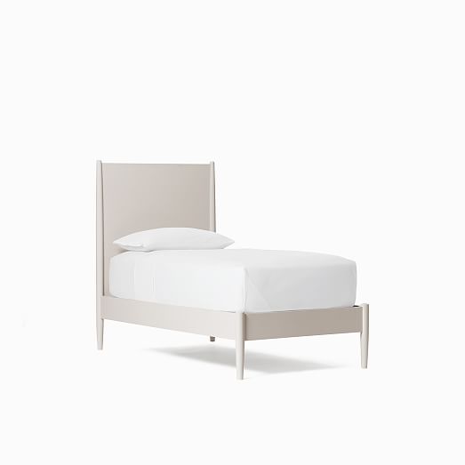 Mid Century Kids Bed, West Elm White Bed Frame Queen
