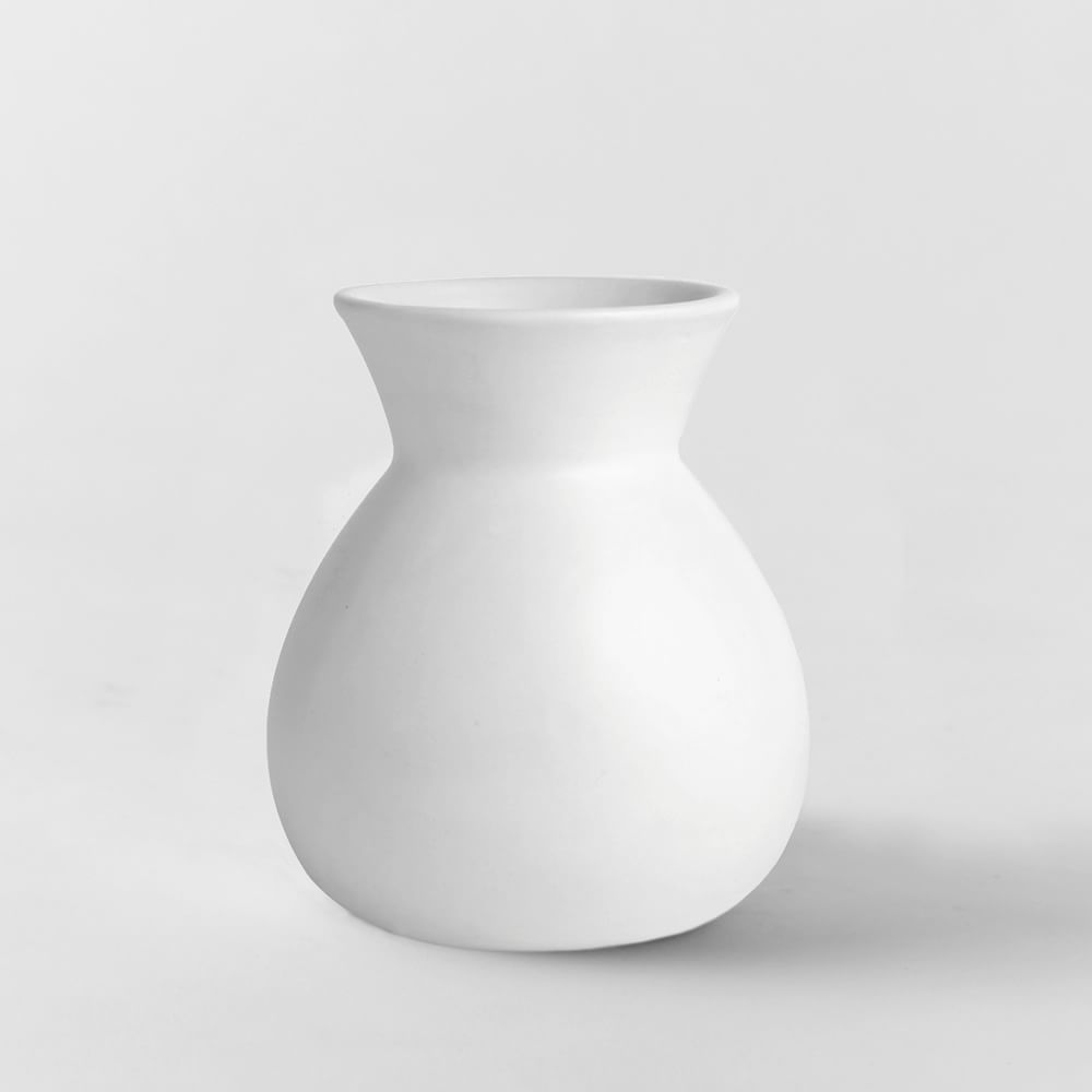 Pure White Ceramic Vases West Elm