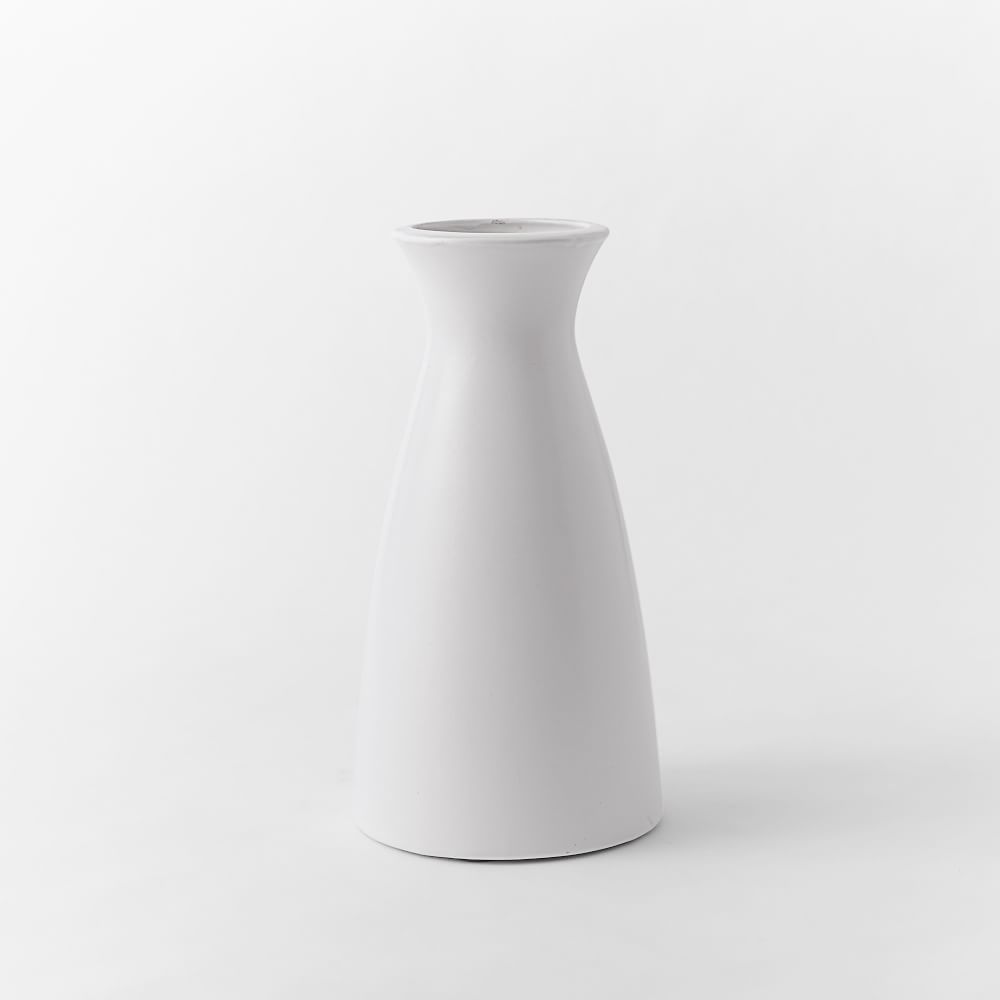 Pure White Ceramic Vases West Elm