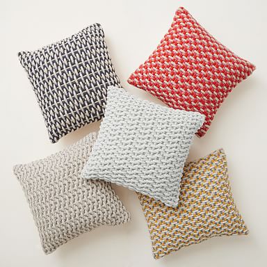 Basketweave Indoor/Outdoor Pillow
