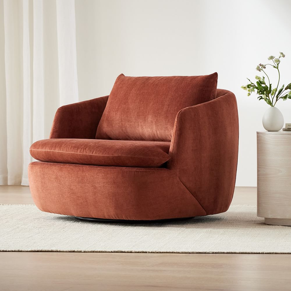 Crescent Grand Swivel Chair West Elm