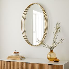 Faceted Emerald Cut Wall Mirror - 24