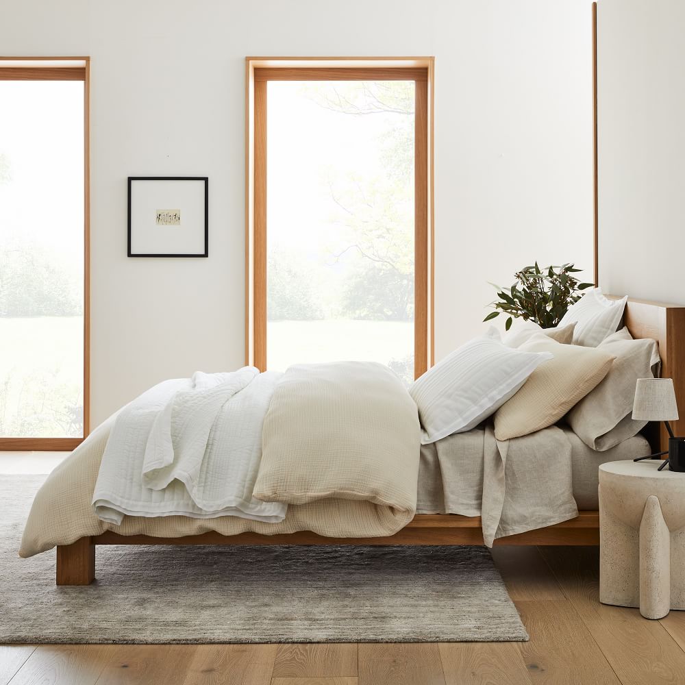 Dreamy Gauze Cotton Duvet Cover & Shams | West Elm