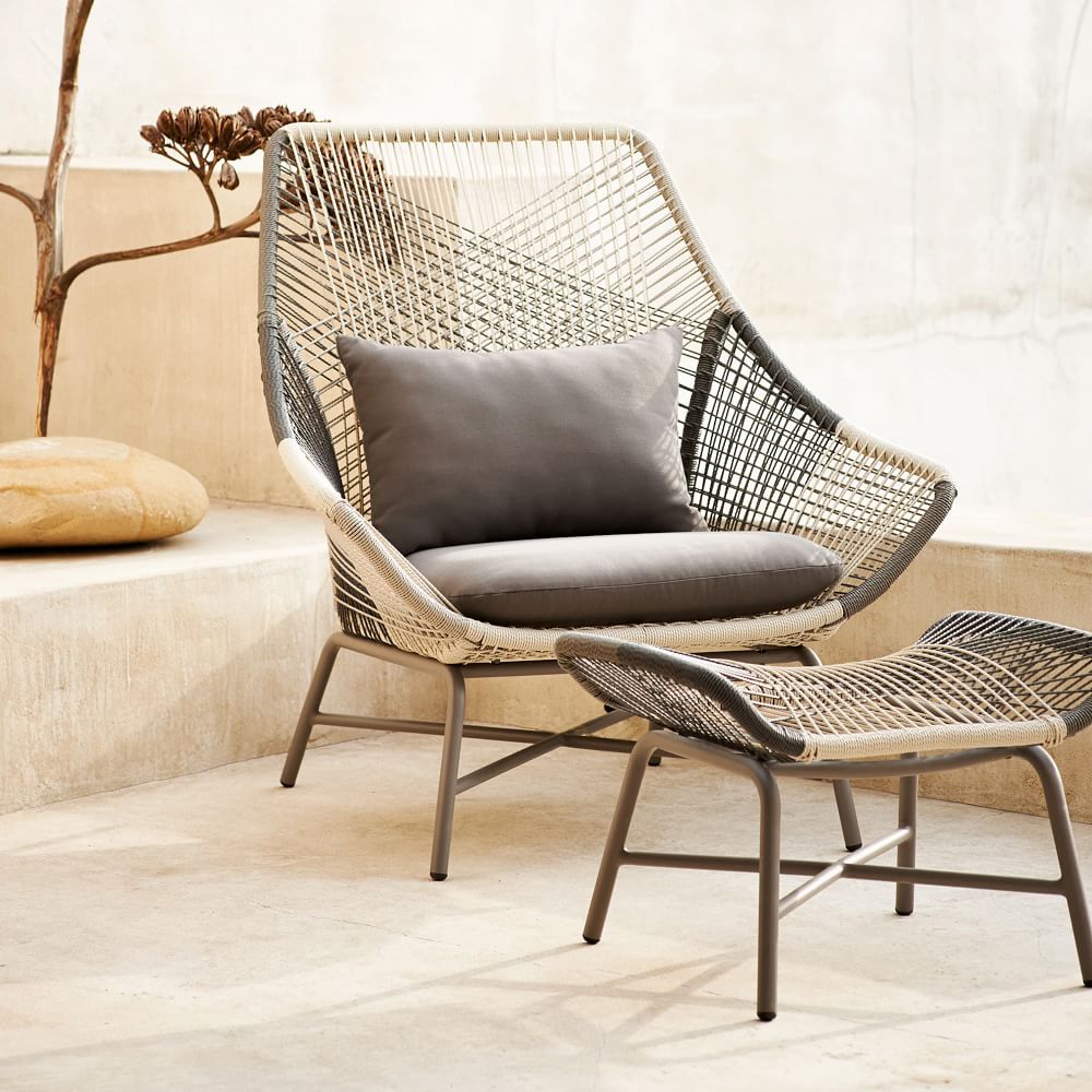 Huron Outdoor Lounge Chair & Cushion West Elm