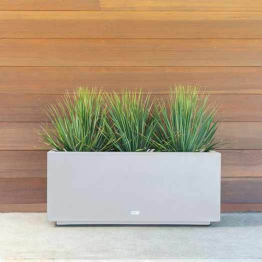 Veradek Metallic Series Long Box Indoor/Outdoor Planter