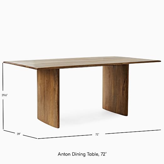 Anton Solid Wood Dining Table, How To Protect Solid Wood Dining Table
