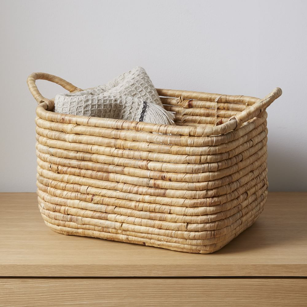 Woven Seagrass Baskets Collection - Natural | West Elm