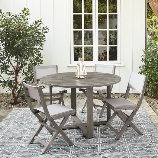Portside Outdoor Drop Leaf Dining Table, Can You Add A Leaf To Table