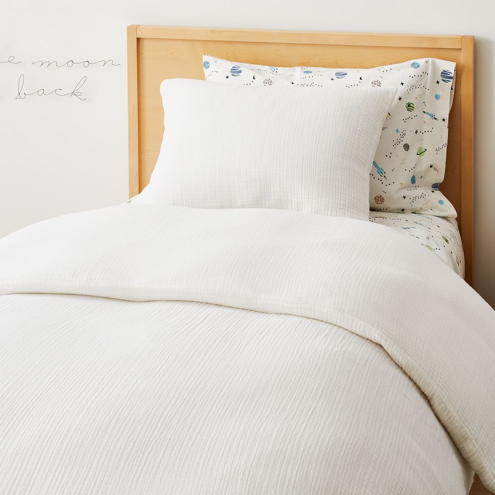 Dreamy Gauze Cotton Kids Duvet Cover & Shams West Elm