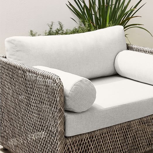 Coastal Outdoor Cushion Covers, Sunbrella Dining Chair Cushion Covers