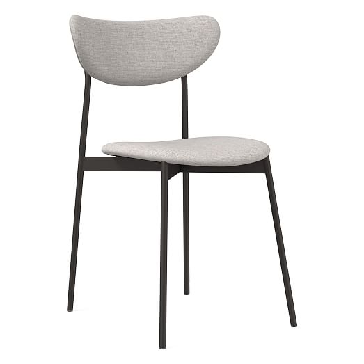 west elm modern petal upholstered dining chair