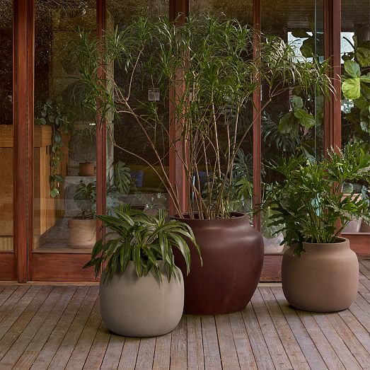 Ronan Ficonstone Indoor/Outdoor Planters