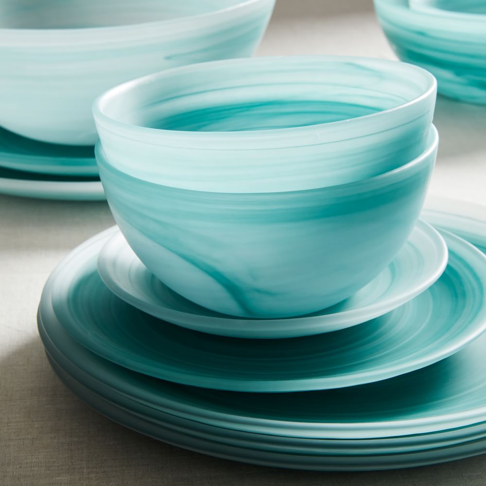 La Jolla Glass Cereal Bowl Sets West Elm