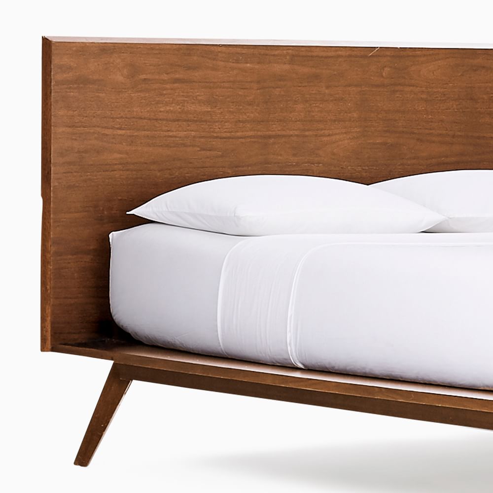 Mid-Century Platform Bed – Walnut | West Elm