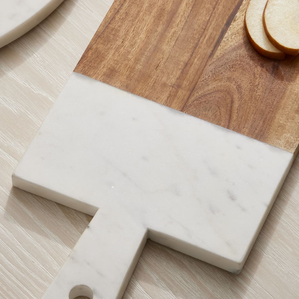 Preston Marble & Wood Cheese Boards West Elm