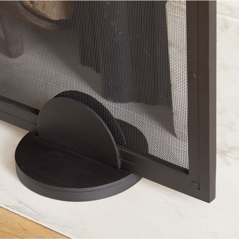 Deco Metal Fireplace Screen West Elm