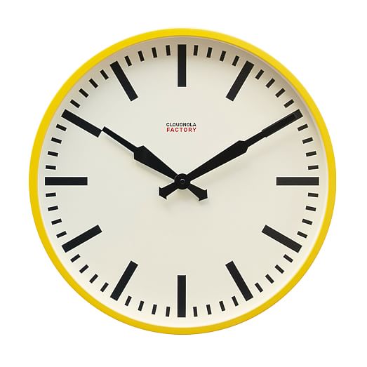 Operated Silent Non -Ticking Wall Clocks Circle Stripe Round Wall Clock Easy to Read Decorative for Living Room Kitchen Home Bathroom Bedroom Office