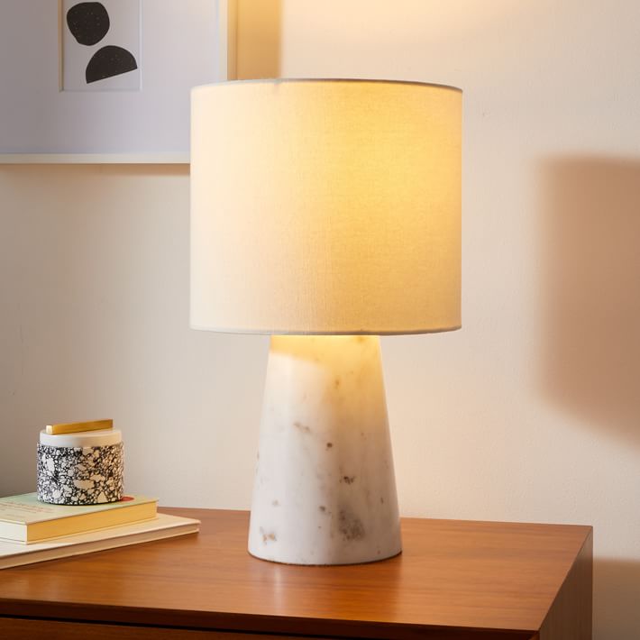 Foundational Marble Table Lamp, Better Homes Gardens Real Marble Table Lamp Brushed Brass Finish