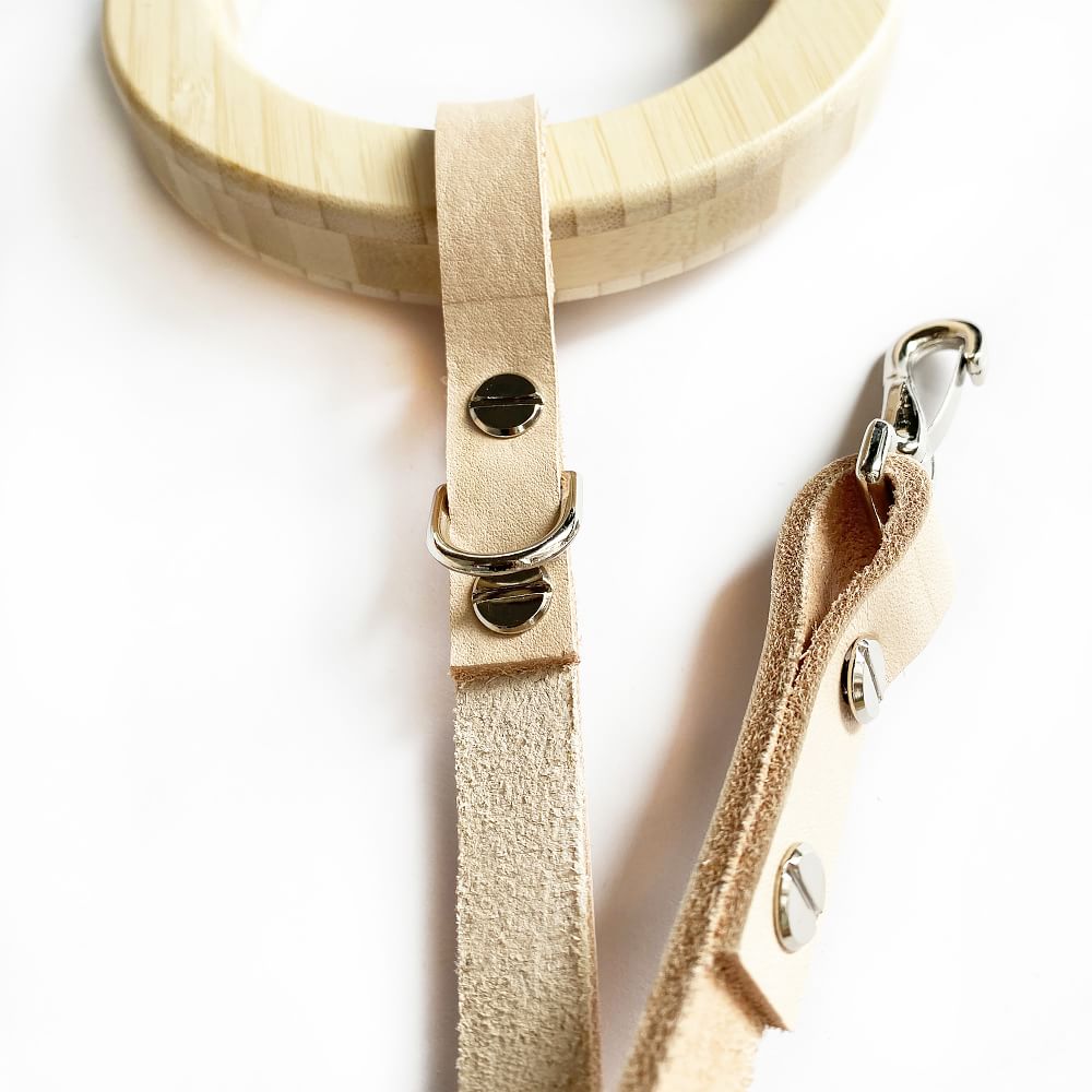 House Dogge BBoo Leather Leash West Elm