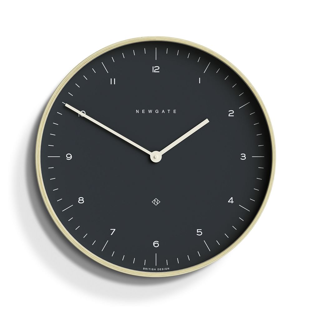 Newgate Mr. Clarke Wall Clock Small Numbers West Elm