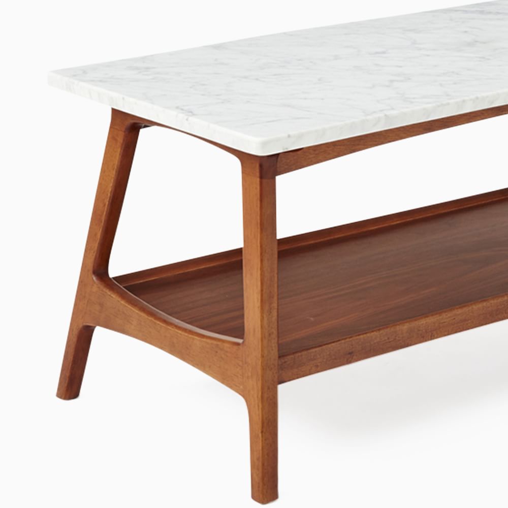 Reeve MidCentury Coffee Table & 2 Side Tables Set West Elm