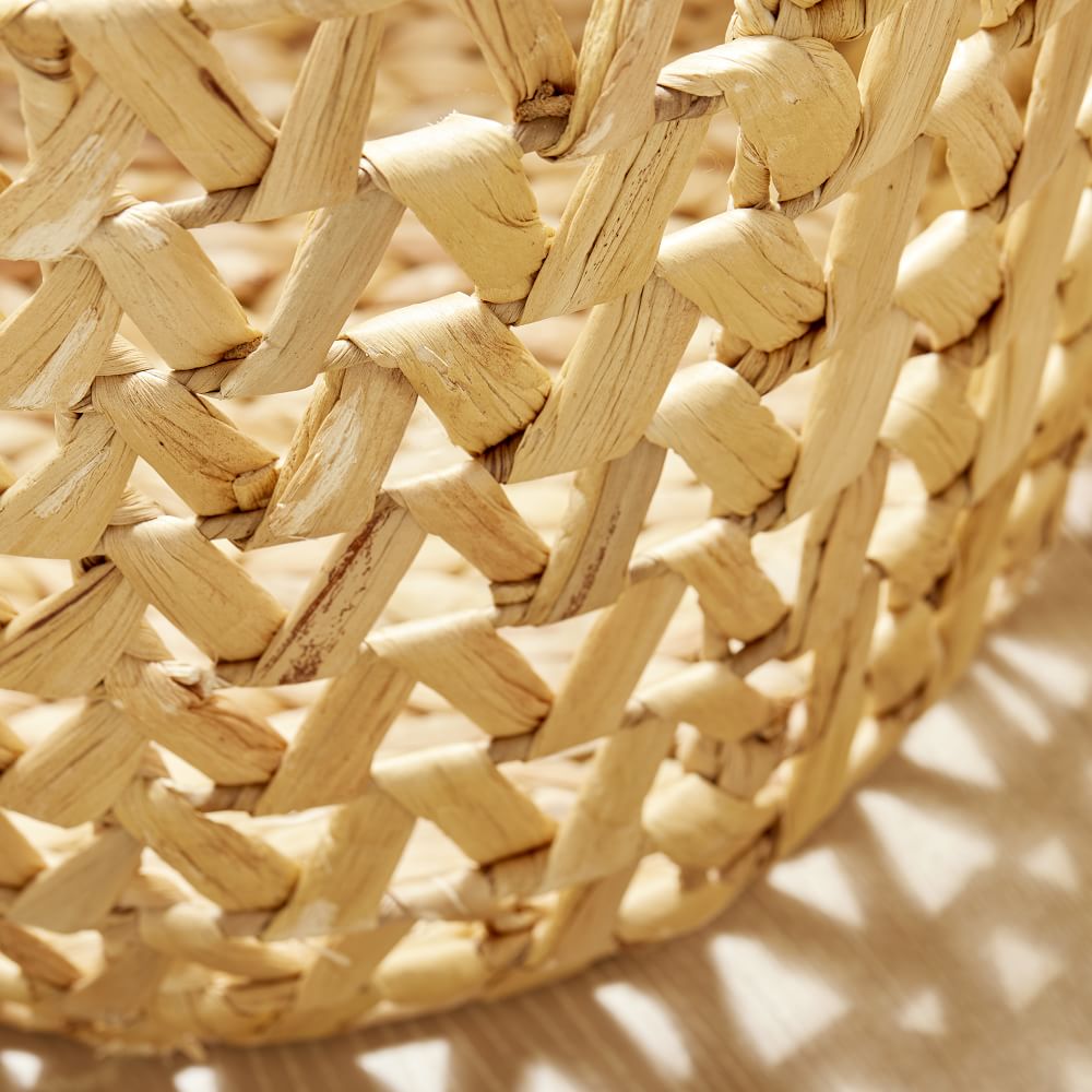 Open Weave Zigzag Seagrass Baskets Natural West Elm