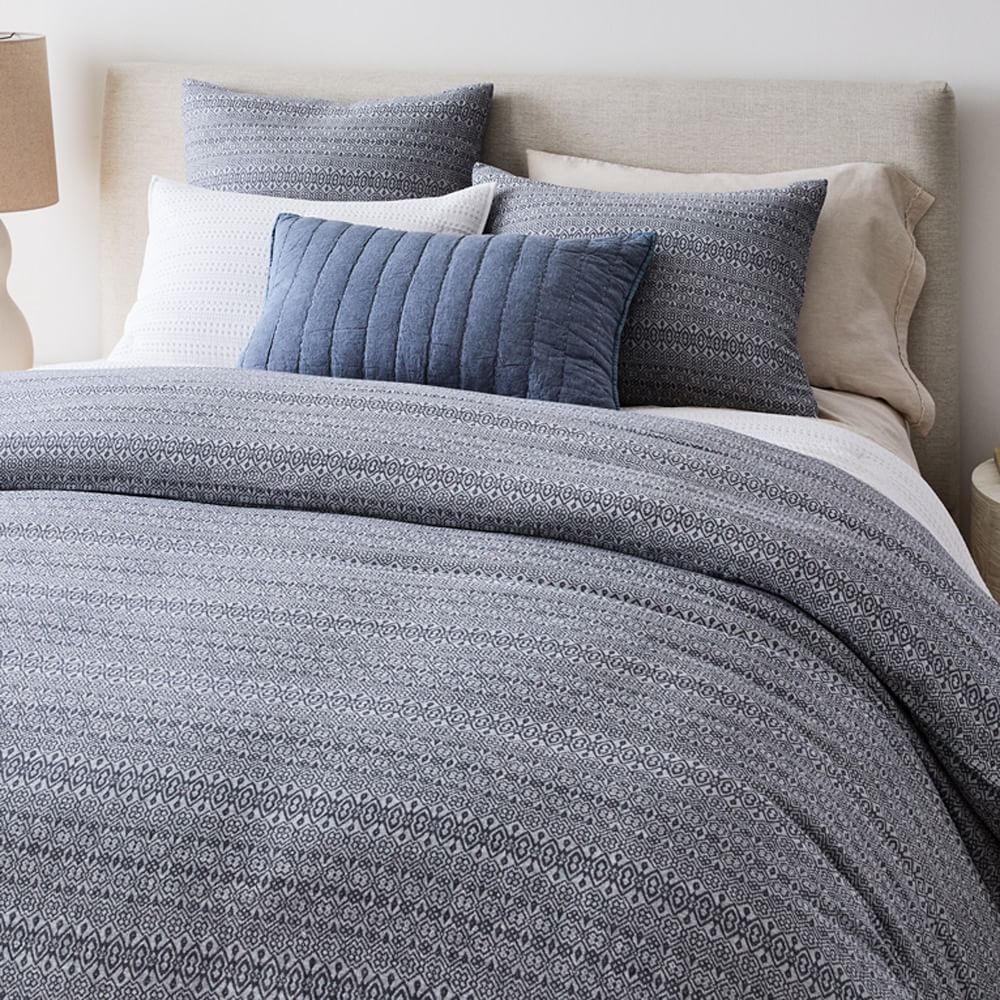 west elm jacquard duvet