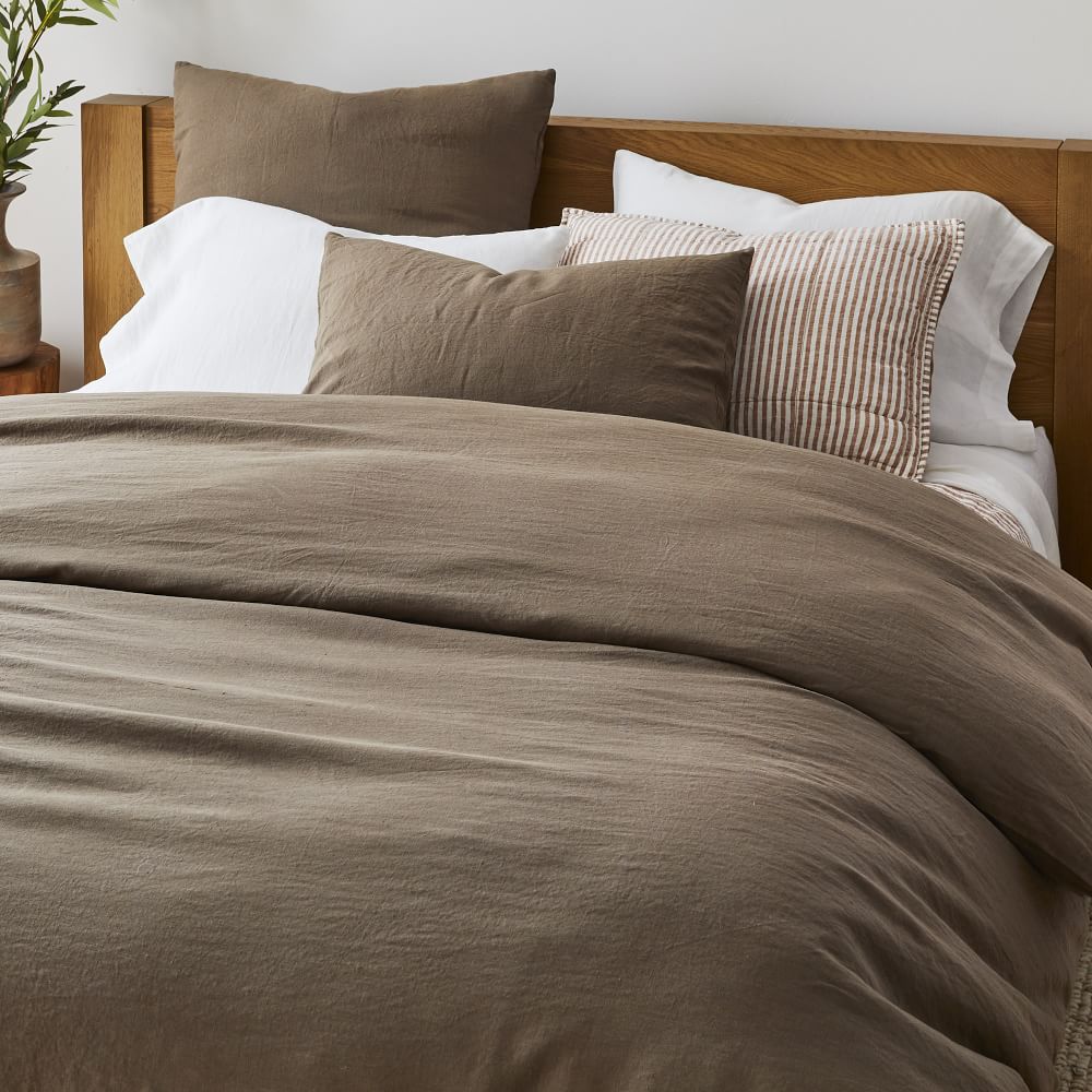 Linen Duvet Cover & Shams West Elm