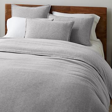 white herringbone duvet cover