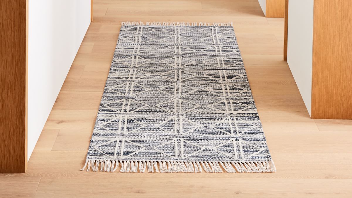 Reflected Diamonds Outdoor Rug West Elm