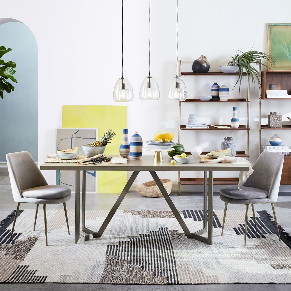 Tower Dining Table - Concrete | West Elm