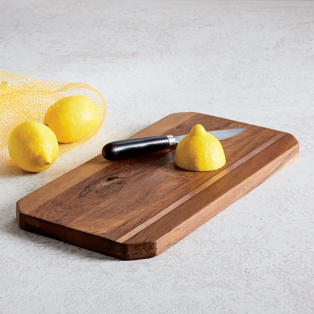 Teak & Copper Cutting Board West Elm
