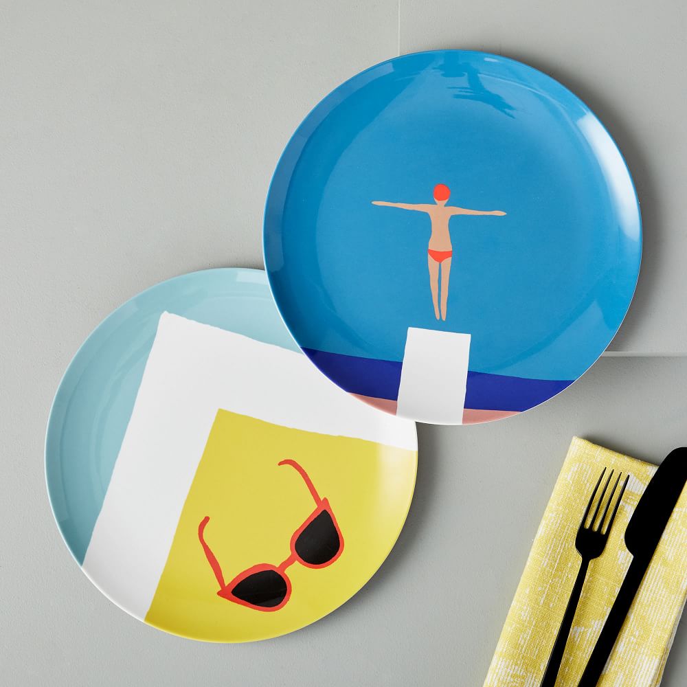 Summertime Melamine Plates West Elm