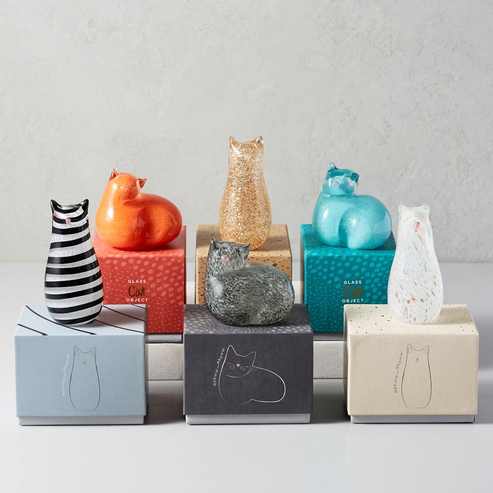 St. Jude Glass Cat Objects, Decorative Accents West Elm