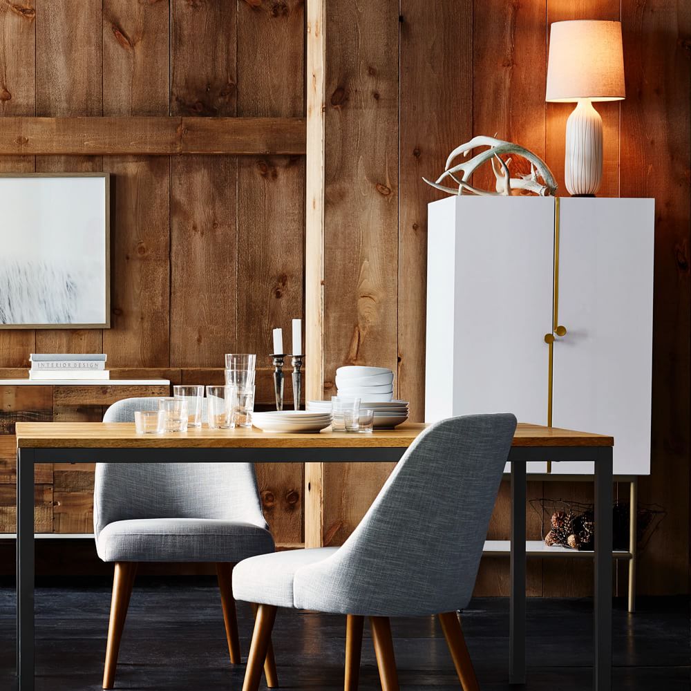 Downing Bar White/Antique Brass West Elm