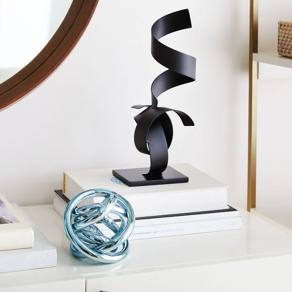 Metallic Glass Knots, Decorative Accents West Elm