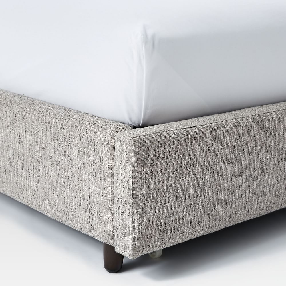 Contemporary Upholstered Storage Bed | West Elm